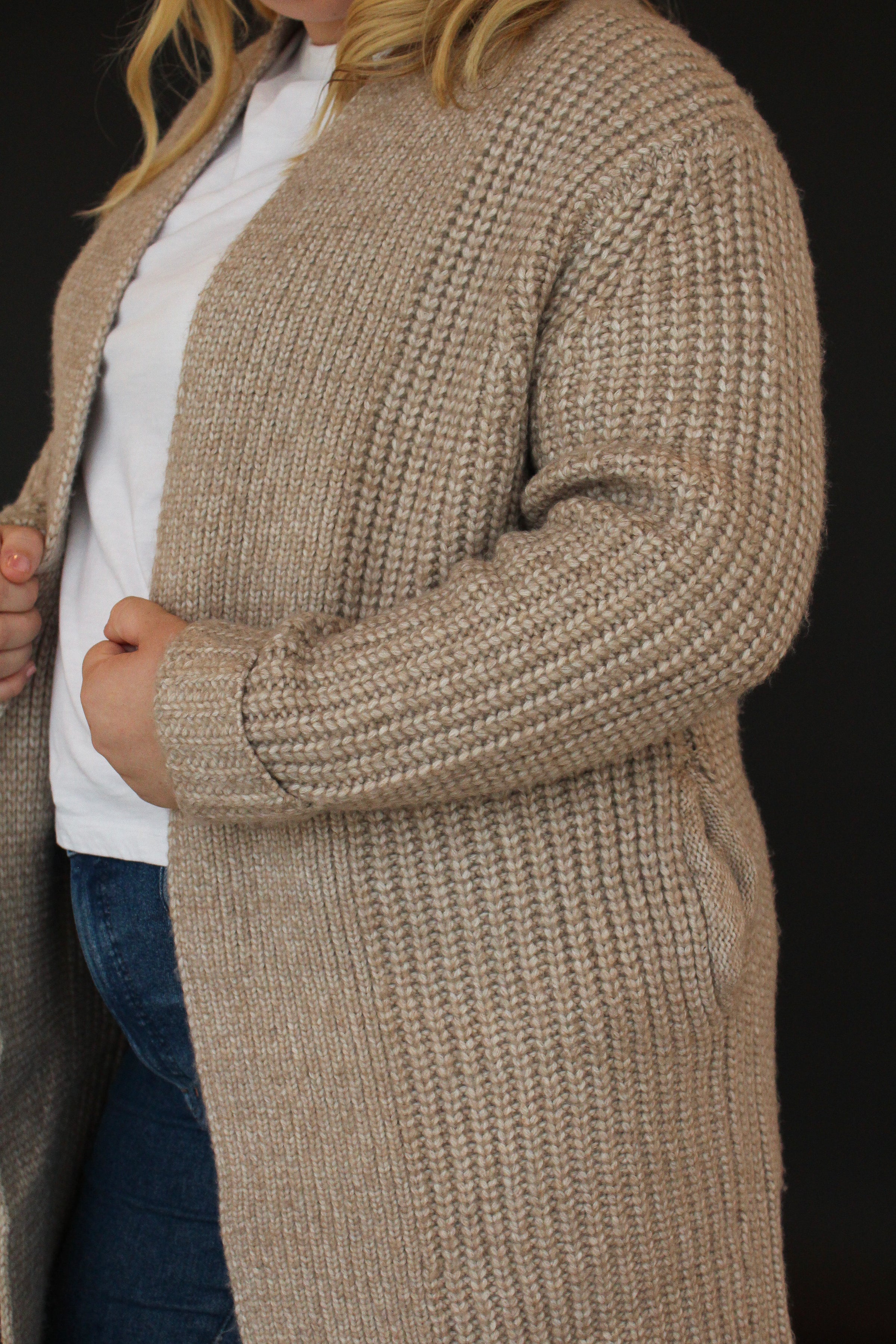 Chunky Cable Knit Cardigan