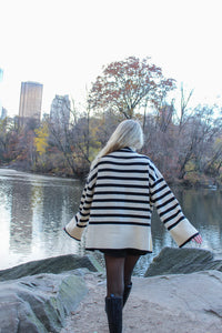 Blair Stripe Turtleneck Sweater