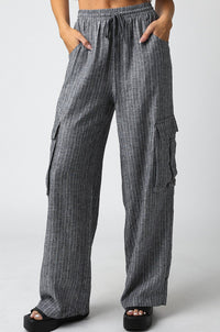 Zoe Linen Cargo Pant